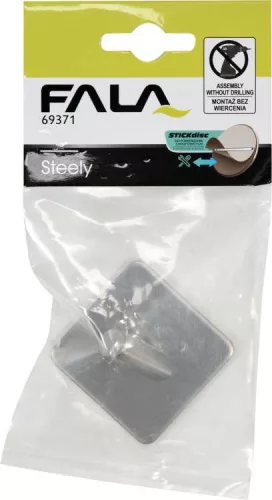 Fala fali akasztó öntapadós Steely