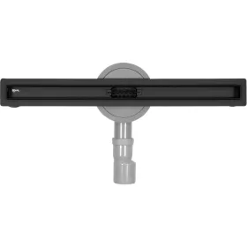 Fala zuhanylefolyó - vékony, 50 CM, fekete