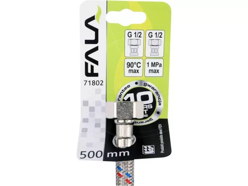 Fala flexibilis bekötőcső 1/2 col x 1/2 col (belső-belső) 50 cm