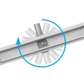 Fala zuhanylefolyó 800 mm forgatható szifonnal Rotary