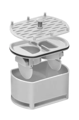 Fala zuhanylefolyó 800 mm forgatható szifonnal Rotary