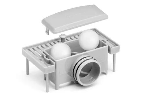 Fala fali zuhanylefolyó 600 mm Brick