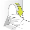 Fala wc ülőke - lecsapódásgátlós, gyorskioldóval