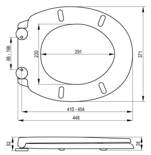 Fala wc ülőke lecsapódásgátlós