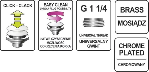 Fala mosdó lefolyó réz