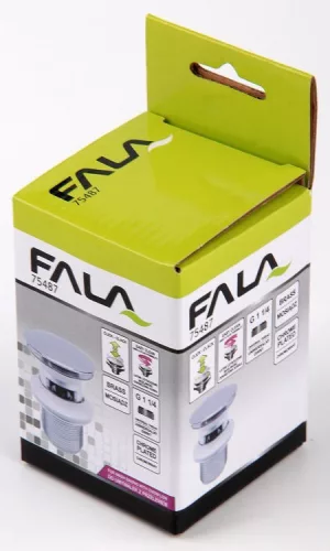 Fala mosdó lefolyó réz