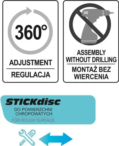 Fala zuhanytartó öntapadós