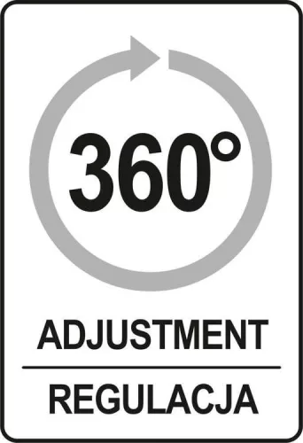 Fala forgófejes Zuhanytartó