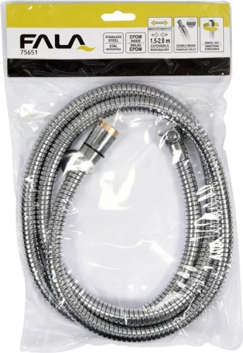 Fala zuhanycső erősített nyújtható 1,5 - 2,0 m