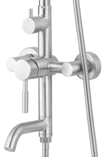 Fala zuhanyoszlop inox Steely 2