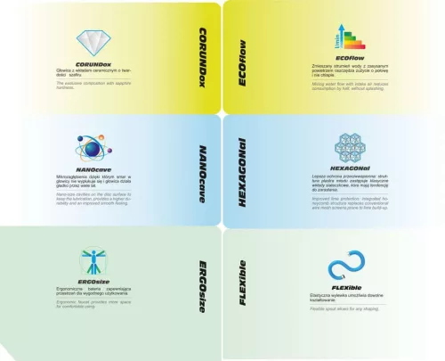 Fala mosogató csaptelep fehér flexibilis csővel - falra szerelhető