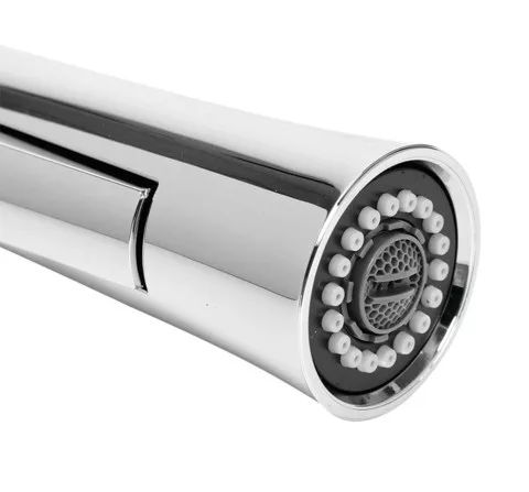 Fala mosogató csaptelep fekete flexibilis csővel