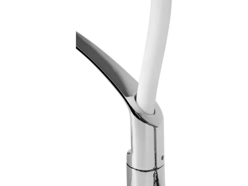 Fala mosogató csaptelep fehér flexibilis csővel