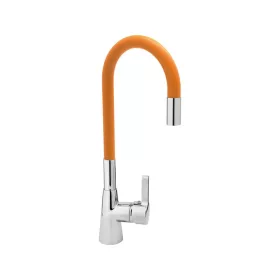 Fala mosogató csaptelep narancssárga flexibilis csővel