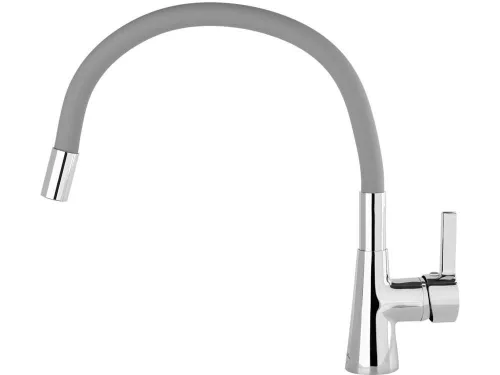 Fala mosogató csaptelep szürke flexibilis csővel