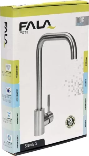 Fala mosogató csaptelep inox Steely 2