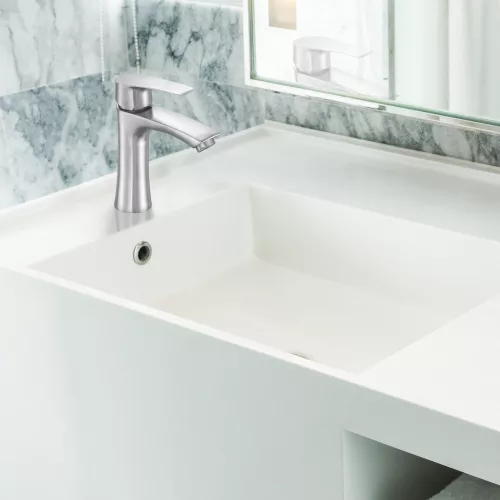 Fala mosdó csaptelep inox Steely 3