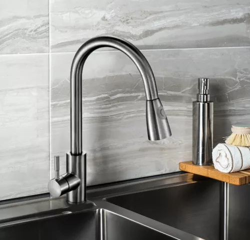 Fala mosogató csaptelep inox Steely 4