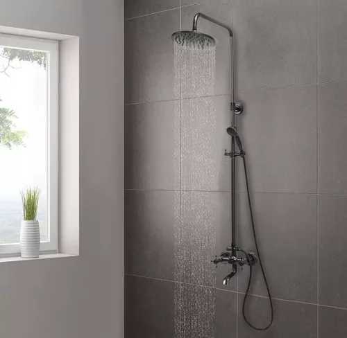 Fala zuhanyoszlop Retro Black 1