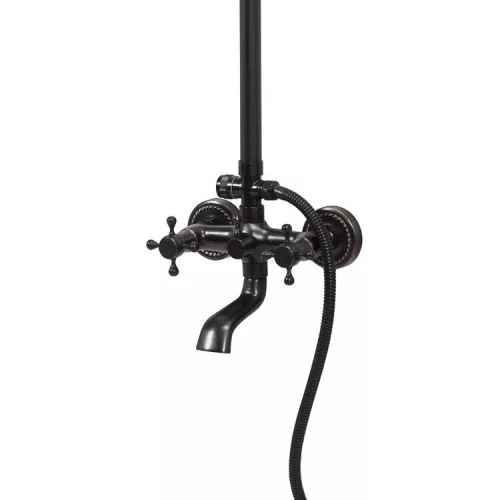 Fala zuhanyoszlop Retro Black 1