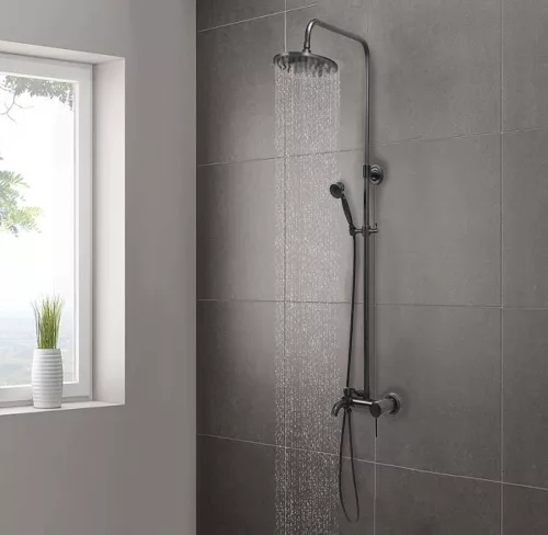 Fala zuhanyoszlop Retro Black 2