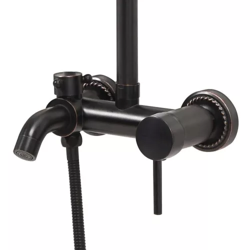 Fala zuhanyoszlop Retro Black 2