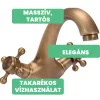 Fala mosdó csaptelep Retro Bronze 1