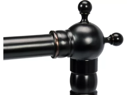 Fala mosogató csaptelep kerámia fogantyúval Retro Black 1