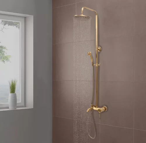 Fala zuhanyoszlop Retro Bronze 2