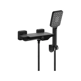 Fala zuhany csaptelep NOIR 2 zuhanycsővel és zuhanyfejjel