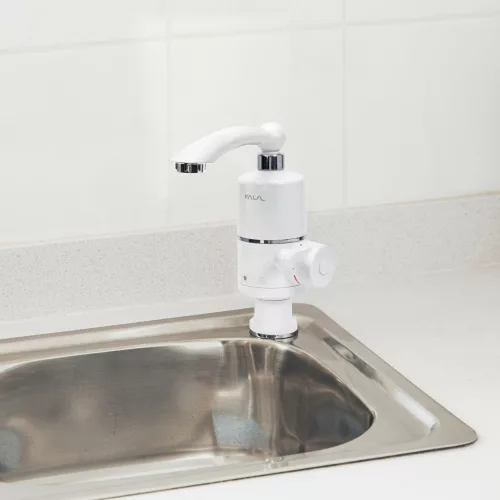 Fala vízmelegítő mosogatócsaptelep átfolyós