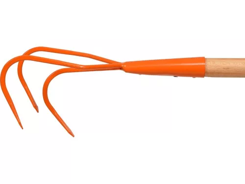 Flo körmös kultivátor fa nyéllel 138 cm