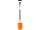 Flo hegyes ásó fém nyél D-markolat 118 cm