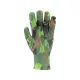 Flo kertészkesztyű zöld terepmintával 8-as