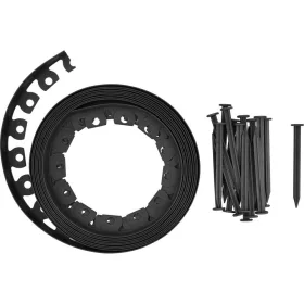 Flo kerti gyepszegély fekete 40 mm x 10 m rögzítővel