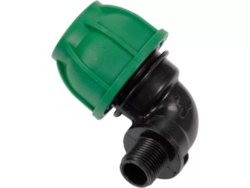 Flo kpe könyök 90° 32 mm x 1/2" M