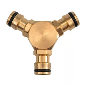 Flo Csapcsatlakozó 3-ágú réz 1/2"
