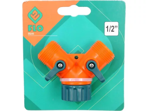 Flo tömlőcsatlakozó "Y" 3/4"