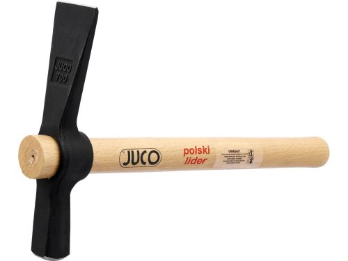 Juco kőműves kalapács fa nyéllel, 0,7 kg