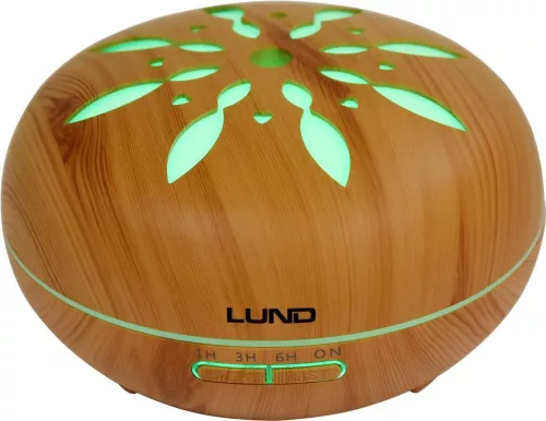 Lund aroma diffúzor 500 ml, sötét fa - távirányítóval