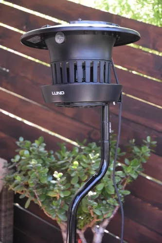 Lund álló elektromos rovarcsapda ventilátorral,UVA 15W,IPX4