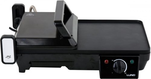 Lund asztali grill 2 az 1-ben, 40,5x25cm - 2000W