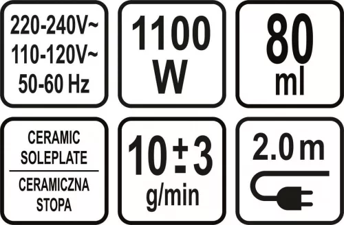 Lund utazó vasaló - 1100W