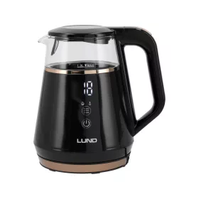 Lund elektromos vízforraló 1 l hőmérséklet szabályozóval fekete