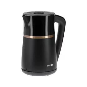 Lund elektromos vízforraló 1,7 l hőmérséklet szabályozóval fekete