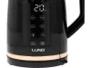 Lund elektromos vízforraló 1,7 l digitális vezérlőpanellel fekete