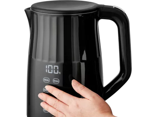 Lund elektromos vízforraló 1,7 l digitális vezérlőpanellel fekete