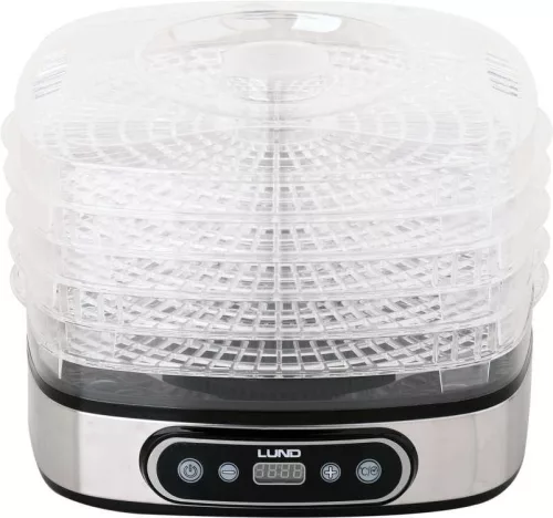 Lund aszalógép öt tálcával, időzítővel -500W