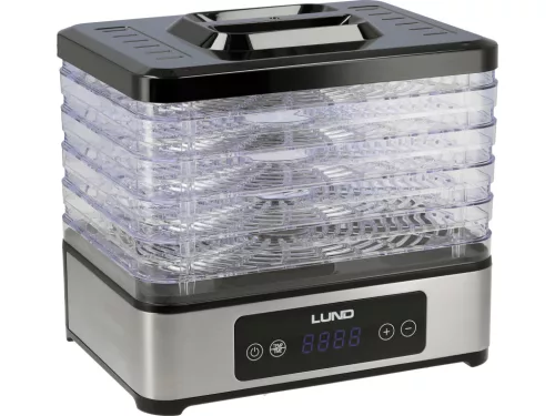 Lund élelmiszer szárító 5 tálcával, 400 W
