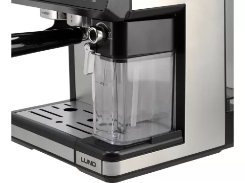Lund nyomásos eszpresszógép habosítóval és őrlővel 1350W